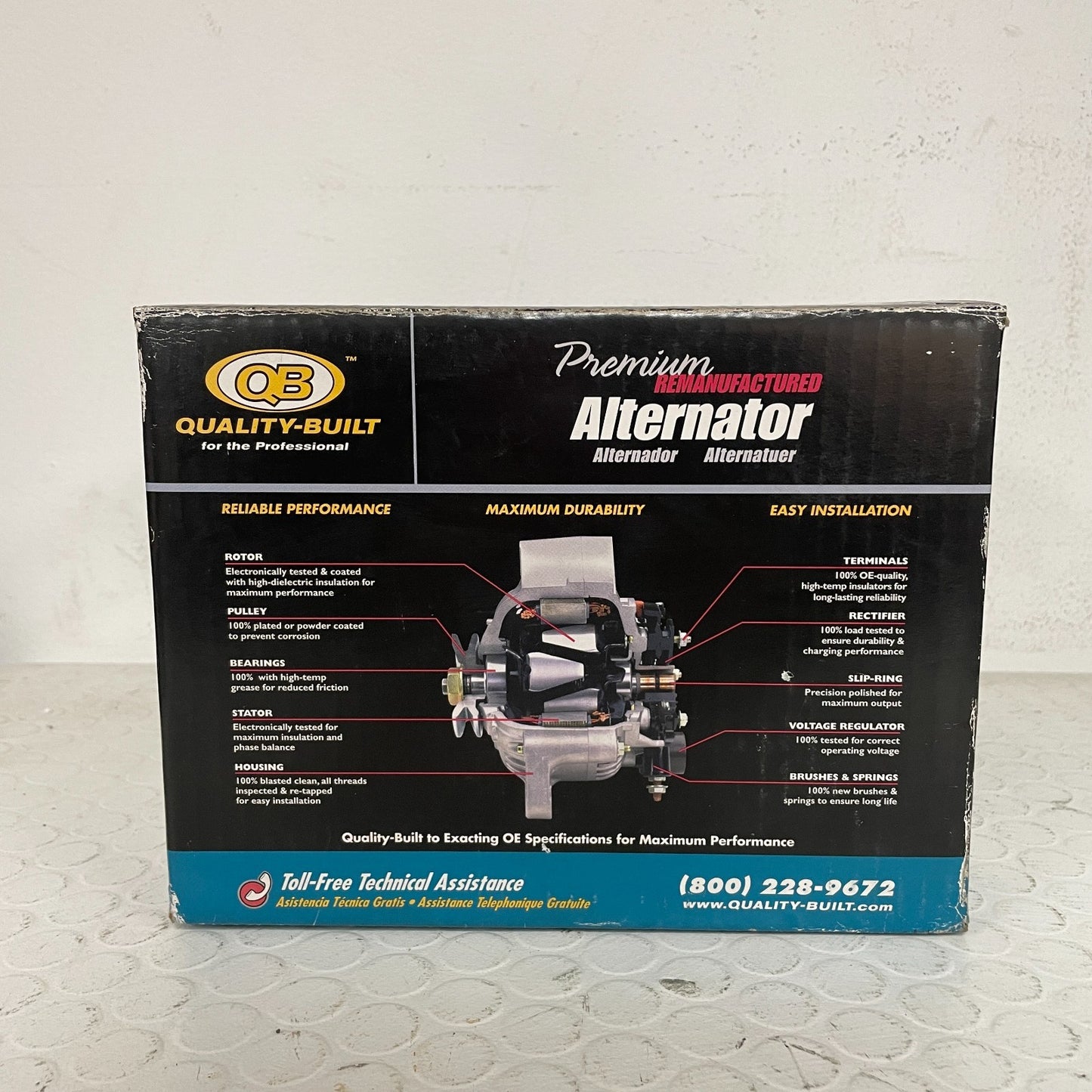 Quality-Built 15620 Alternator For 1991-1995 Dodge Mitsubishi 3000GT Stealth