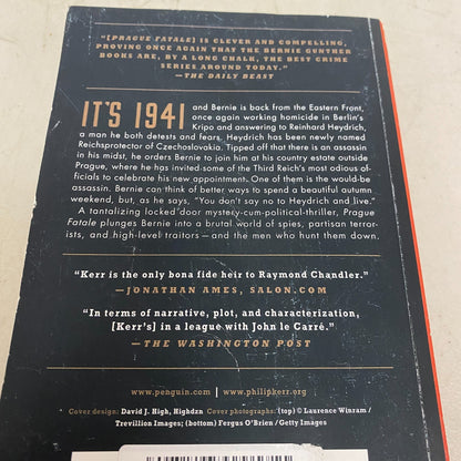 Prague Fatale: A Bernie Gunther Novel - Paperback By Kerr, Philip, G.P. Putnam's