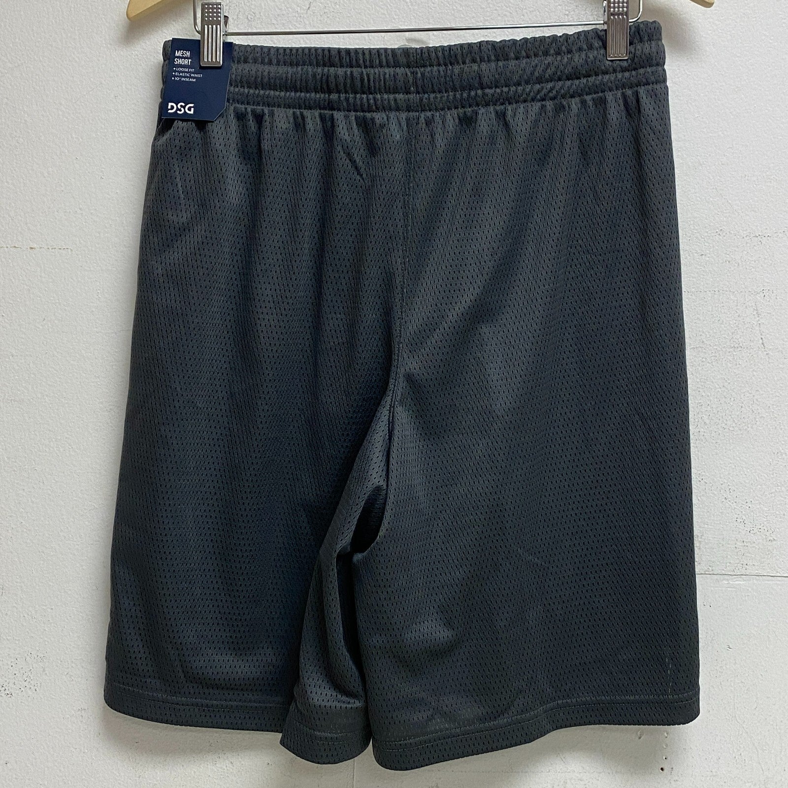 DSG Men's Pocketless Mesh Short Asphalt DAM20112 Sporty Summer Fitness Trendy