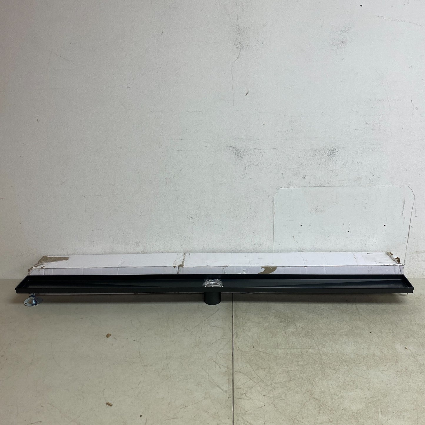 Signature Hardware 48" Carmen Outdoor Linear Shower Drain -with Drain Flange -MB