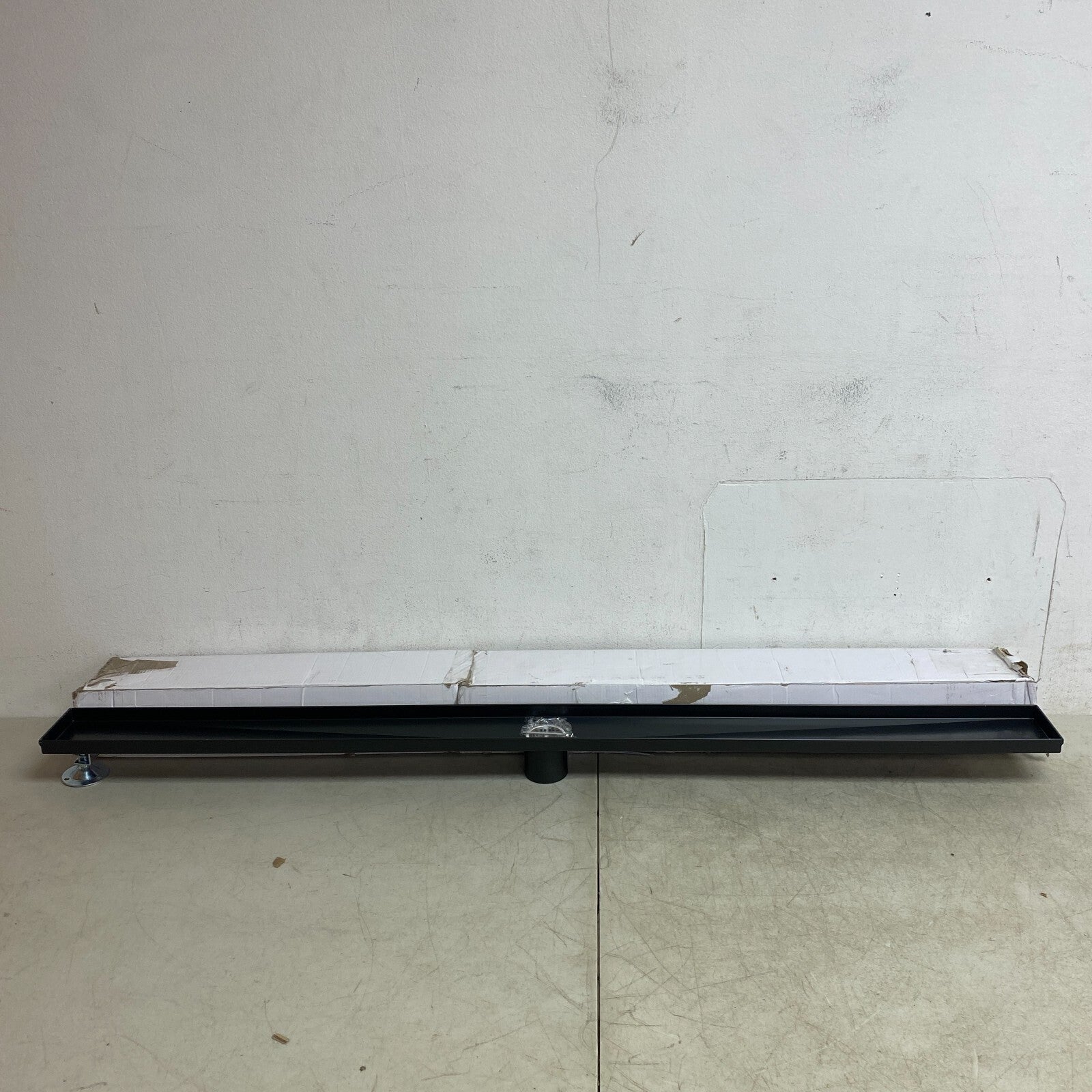 Signature Hardware 48" Carmen Outdoor Linear Shower Drain -with Drain Flange -MB