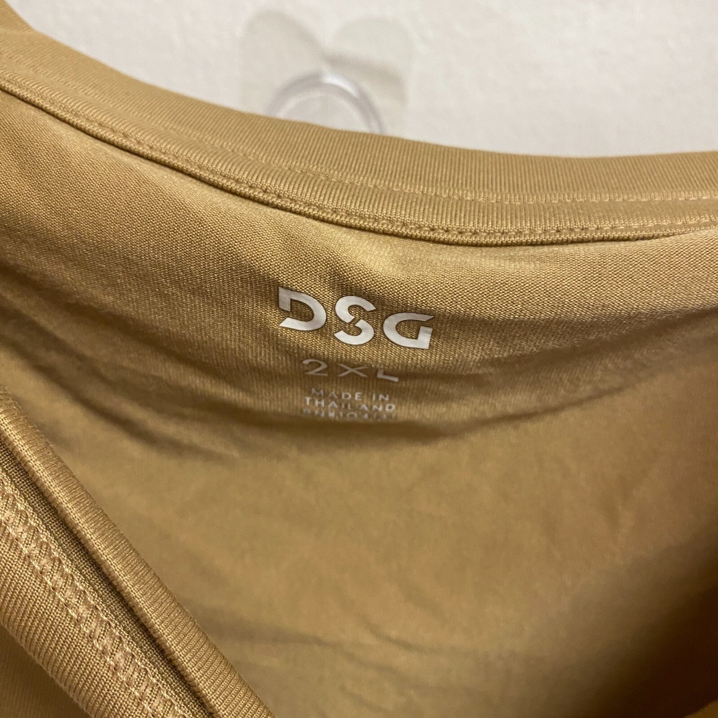 DSG Women's Movement Relaxed Fit Side Rouched Tank Top Sahara Sand DAW22309