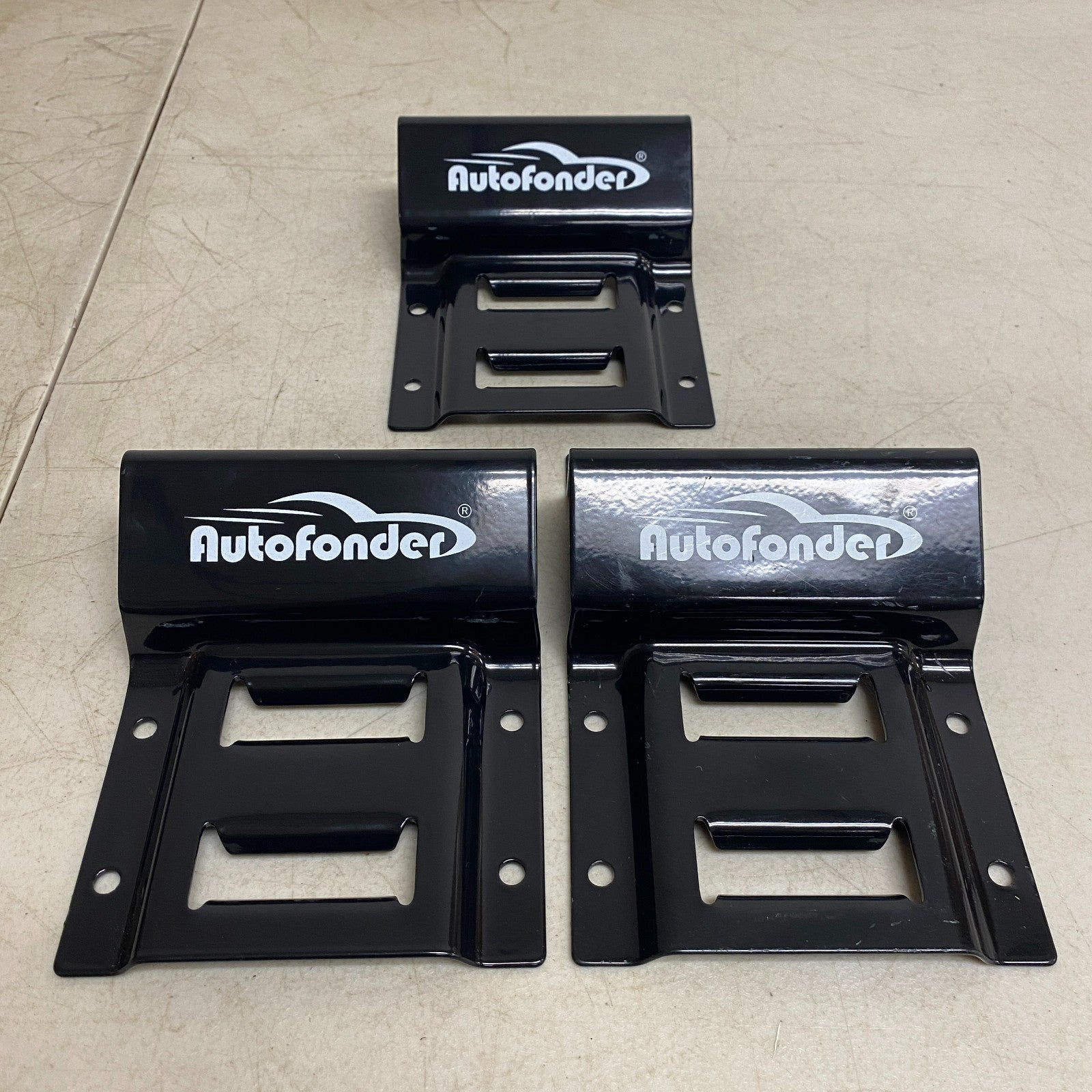 Autofonder Wheel Chock 4-Pack w/ 2x9ft E-Track Tie-Down Kit 4500lb