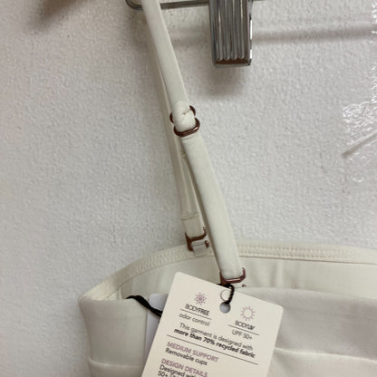 CALIA WOMENS Top BANDEAU TANKINI CLOUD COVER White WSA23304 Brand New!