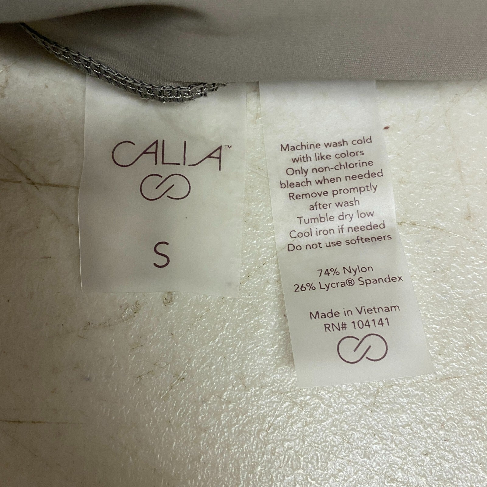 CALIA Women's Sculpt Vented Straight Leg Pant Dark Grey Solid Stylish WAX32287VC