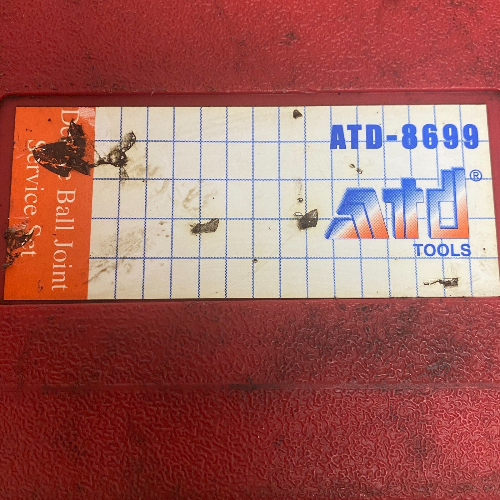 ATD Tools Deluxe Ball Joint Service Set ATD-8699 Used Good