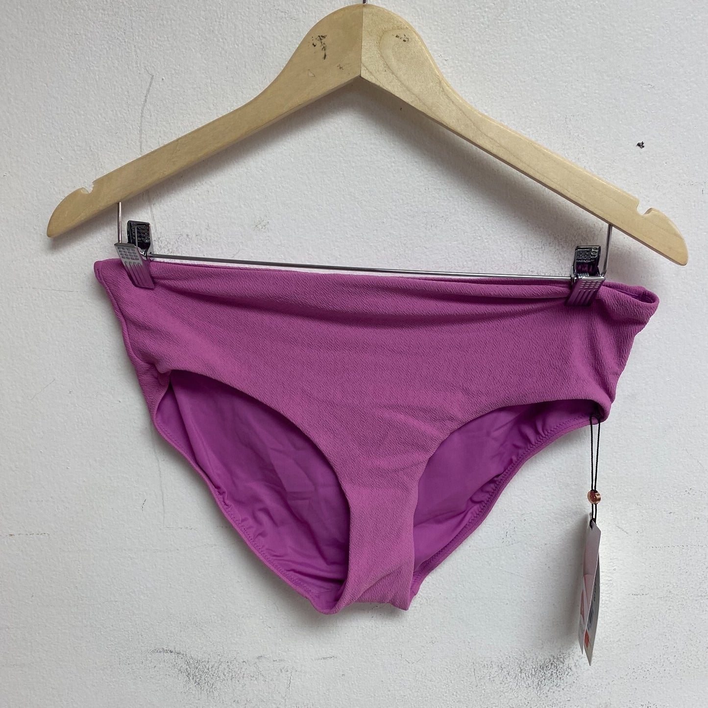 Calia Women's Swim Mid Rise Bikini Bottom Hygienic Protection Geranium Purple