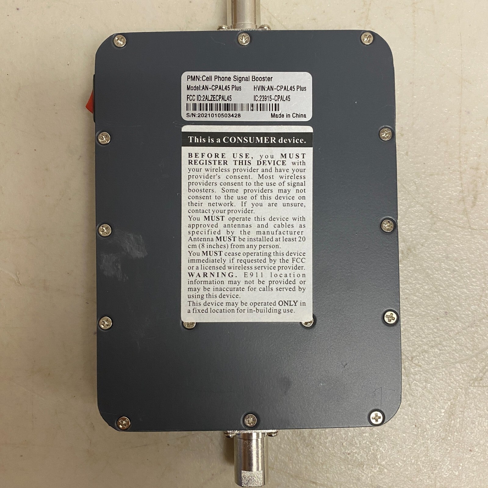 Phonetone Wireless Coverage Solution Cell Phone Signal Booster For Home