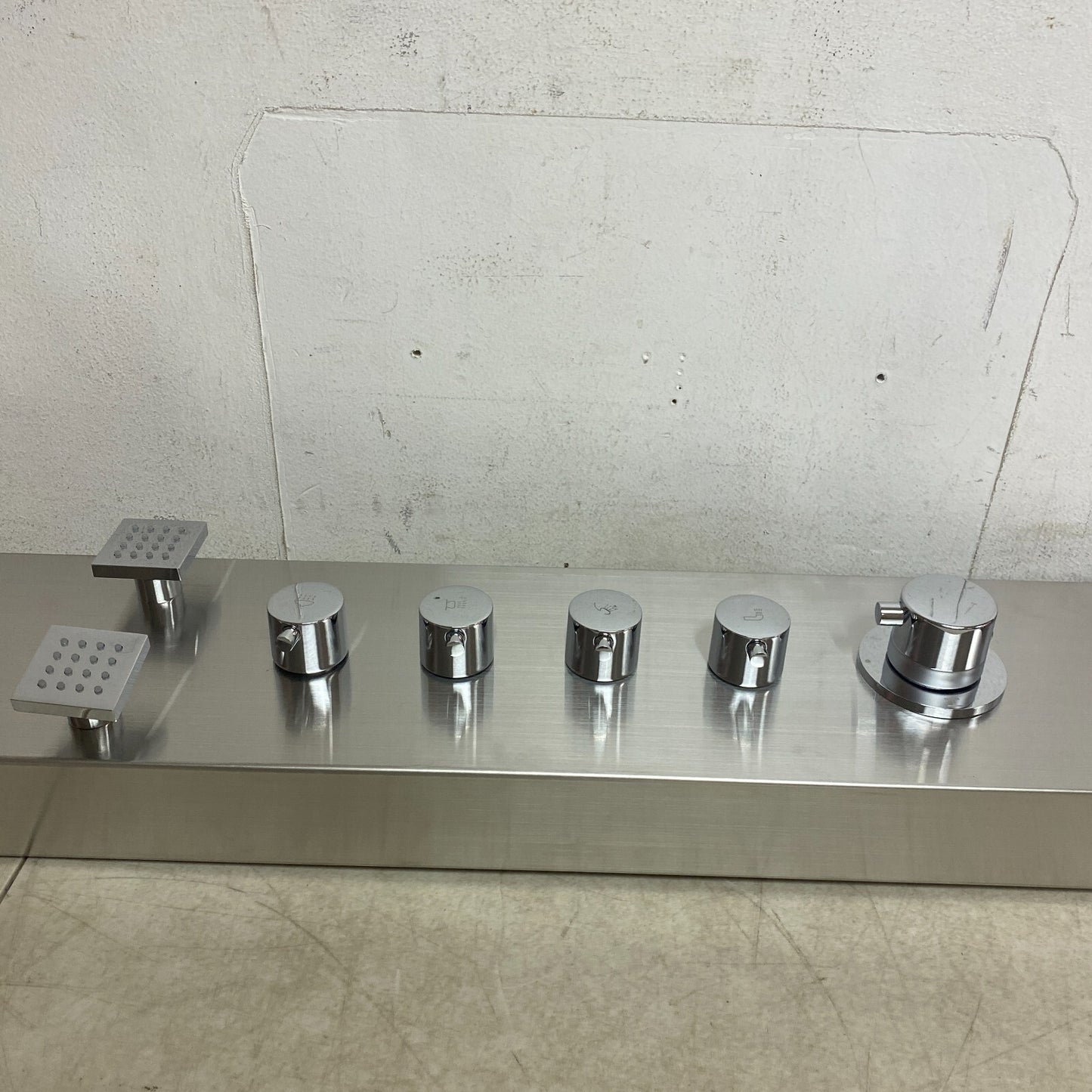 Signature Hardware Shelton Thermostatic Stainless Steel Shower Panel SH441116