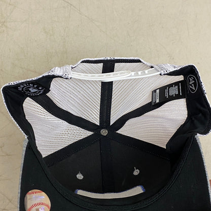 '47 Truckers Adjustable Los Angeles Dodgers Baseball Cap Gray/White Strap Hat OS