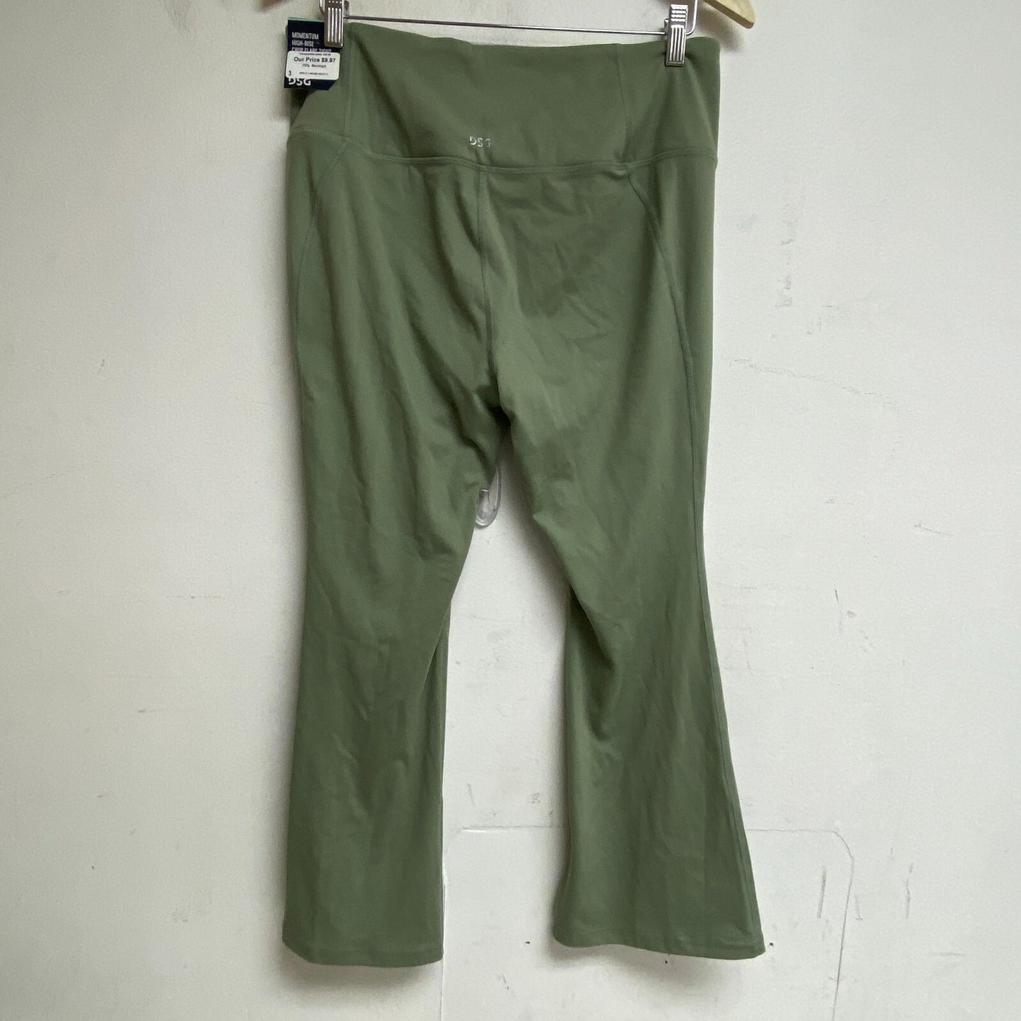 DSG Women's Momentum High Rise Crop Flare Legging Olive Leaf DAW13306