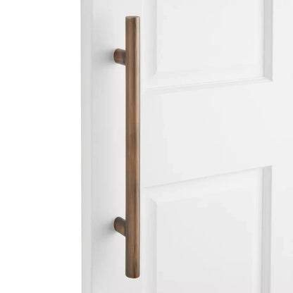 Signature Hardware 12" Kobe Solid Brass Door Pull - Antique Brass