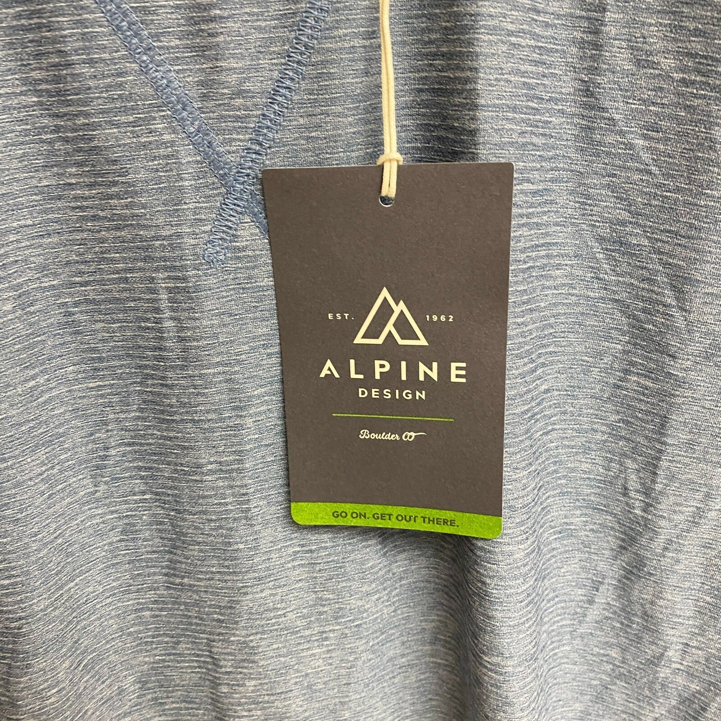 Alpine DesignAlpine Design Active Long Sleeve Tee Blue Heather ADM23205
