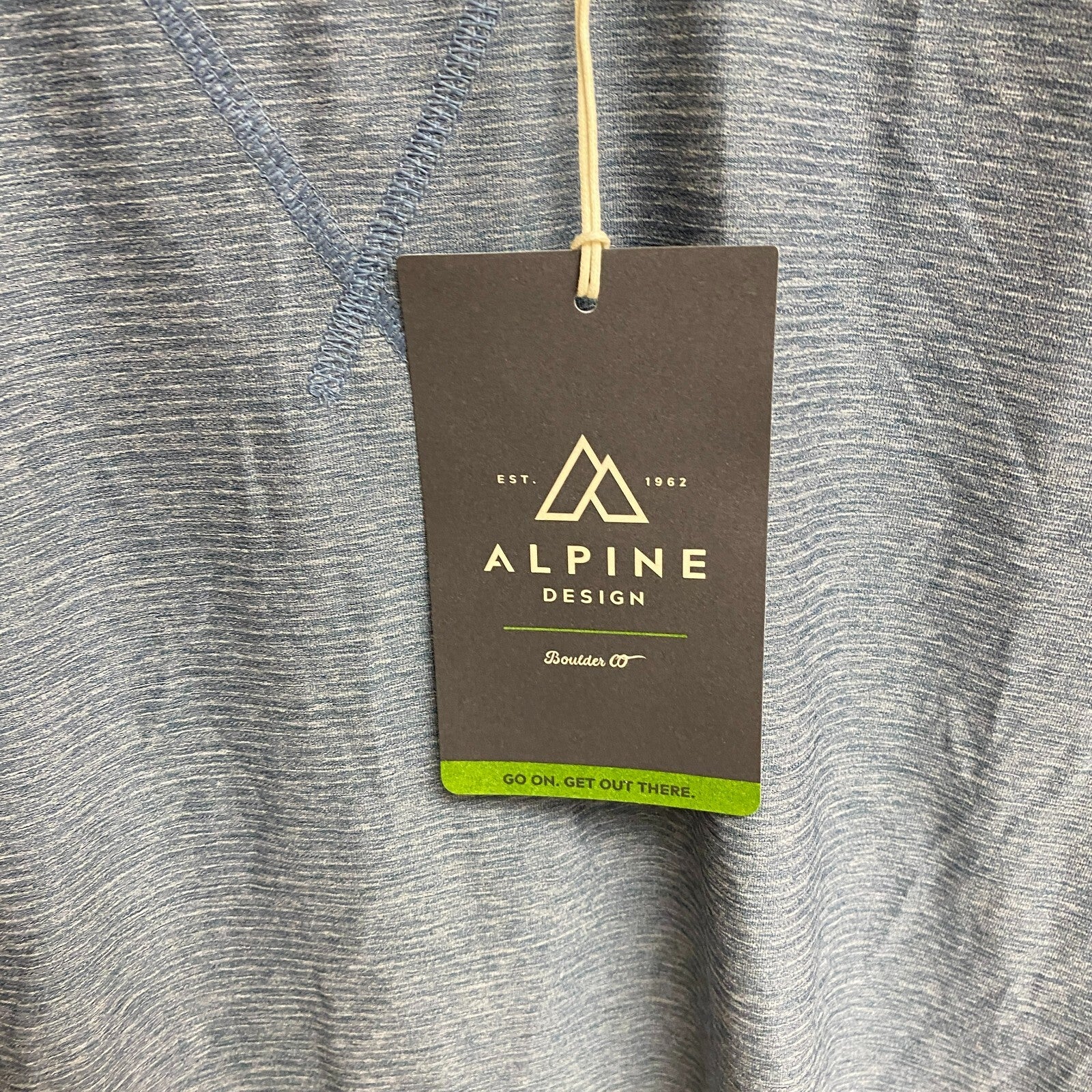 Alpine DesignAlpine Design Active Long Sleeve Tee Blue Heather ADM23205