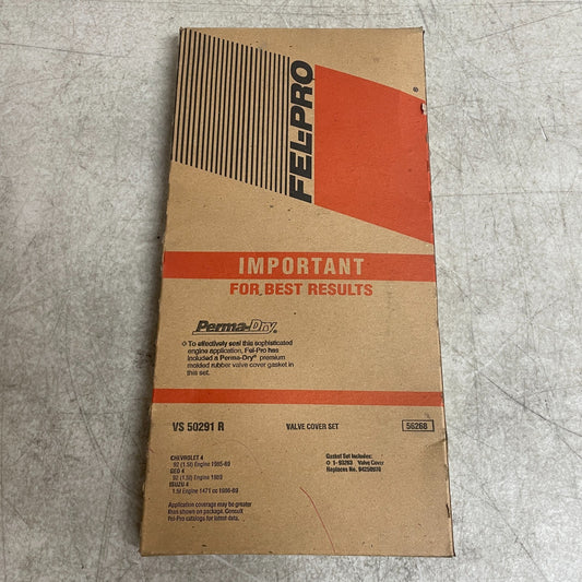 FEL-PRO VS50291R Engine Valve Cover Gasket PermaDryPlus 1.5L 85-89 Isuzu I-Mark