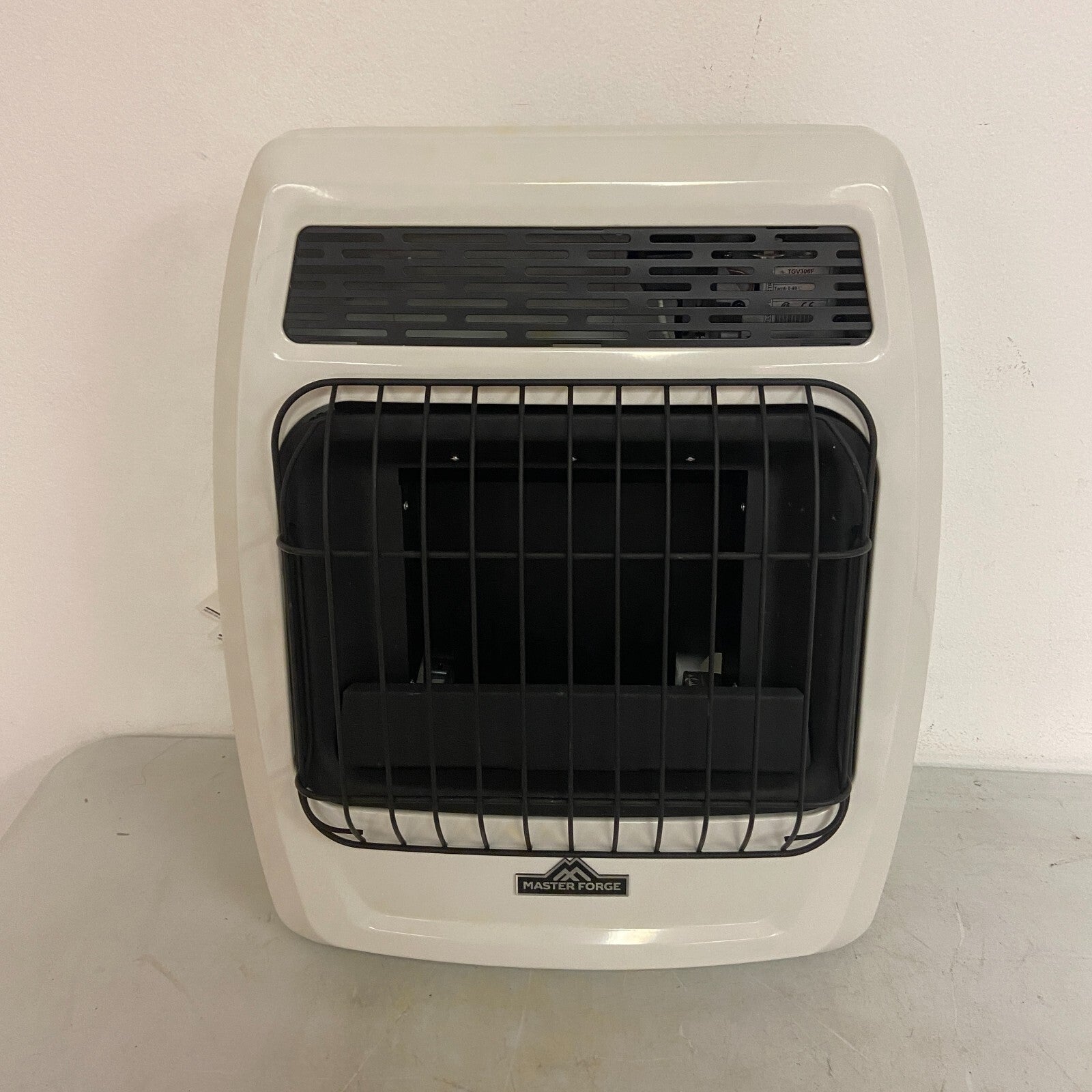 Master Forge Indoor/Garage 10,000-BTU Vent-Free Wall Heater Blue Flame