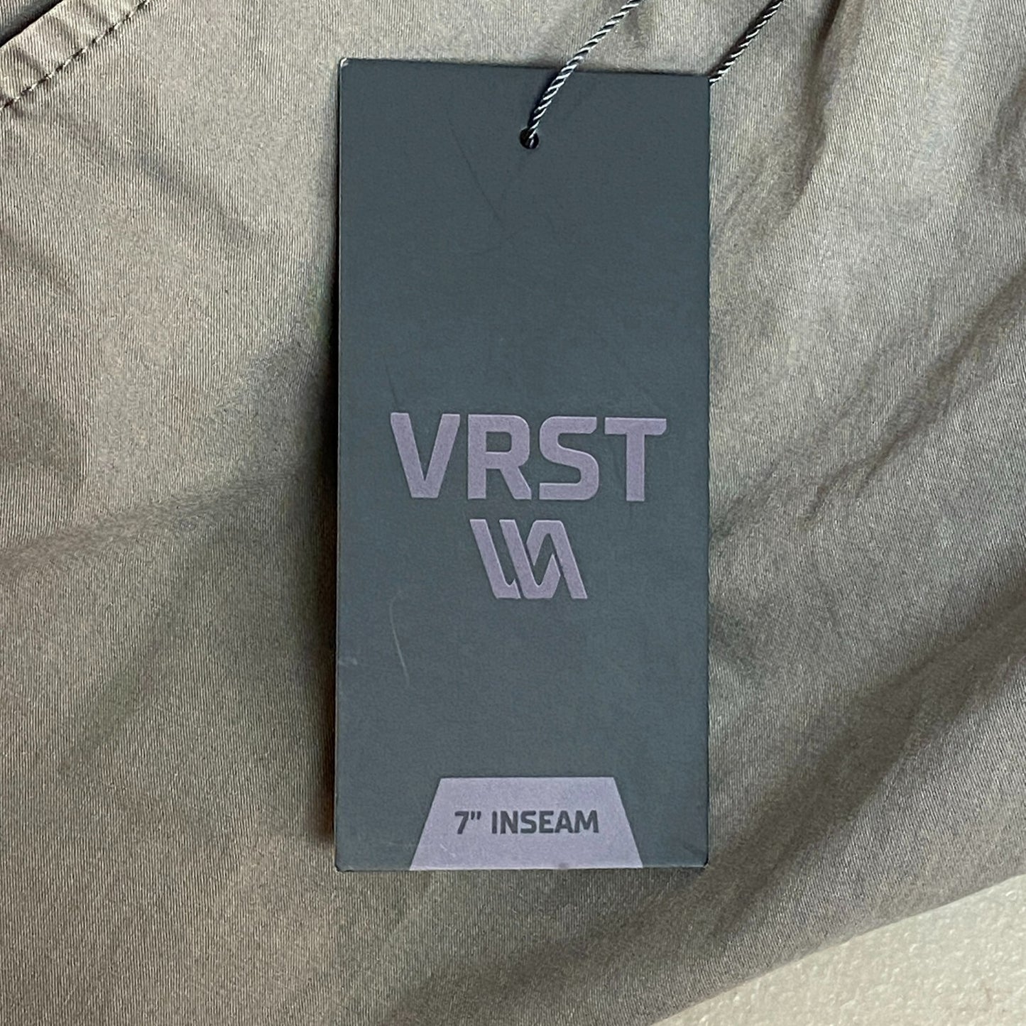 VRST Men's 7â Easy Short Cotton Tensel Silver Shadow Summer MAX100429