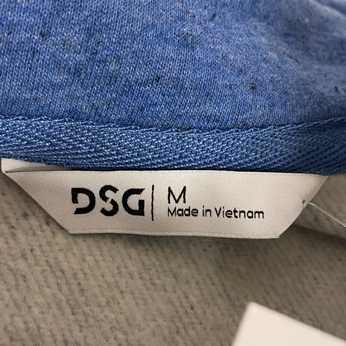 DSG Menâs Sport Fleece 1/4 Zip Pullover Empire Blue Heather DAM22402H Athletic