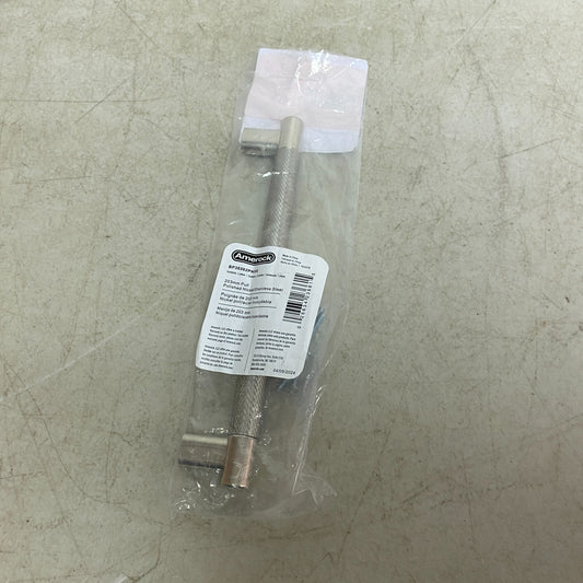 AMEROCK squire 8 in. (203 mm) Polished Nickel/Stainless Steel Drawer Pull