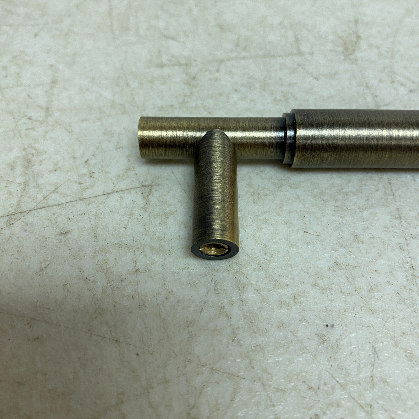 Signature Hardware 3-3/4" Colmar Solid Brass Cabinet Pull - Antique Brass