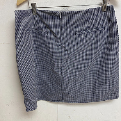 Lady Hagen Womens Skort Seersucker Built in Brief White Navy WGH17445 BRAND NEW