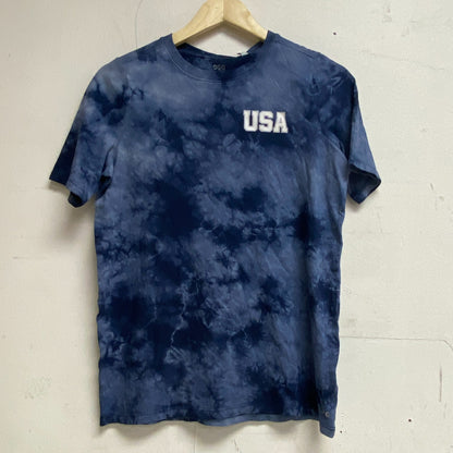 DSG Boy's Relaxed Fit  Crystal Tie Dye Tee University Navy CTD USA DAB13106G