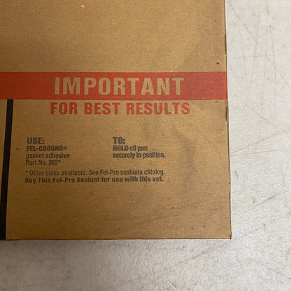 Fel‑Pro OS30434C Oil Pan Gasket Set 1982‑1985 Buick Century