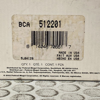 Duralast DL512201 Rear Wheel Hub & Bearing Assembly 2002-2006 Nissan Altima