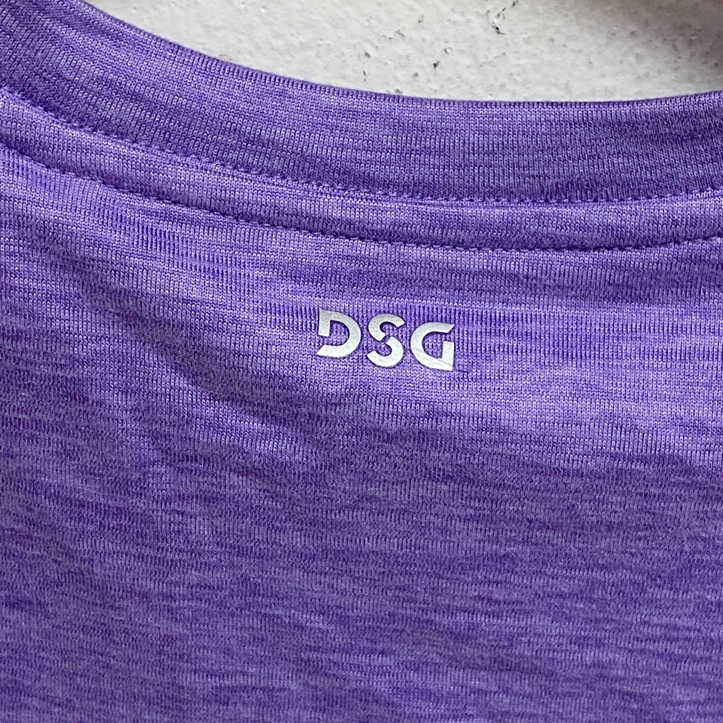 DSG Girls Performance Muscle Tank Electric Violet Solid Sleeveless DAG13100
