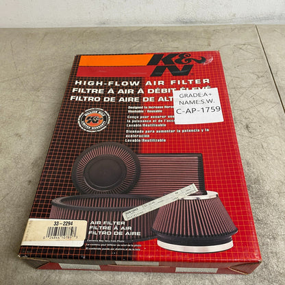 K&N 33-2294 Air Filter High Performance Replacement BMW 545i 550i 645Ci 650i V8