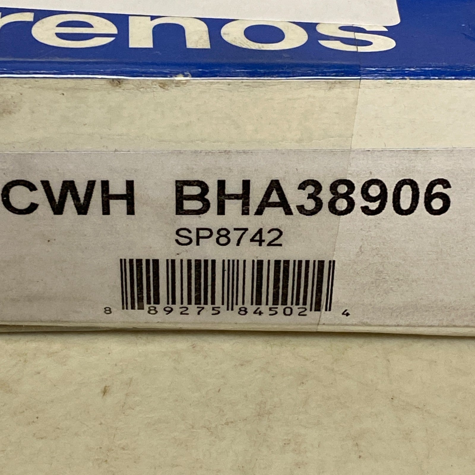 Carquest Wearever Brake Hose Assembly w/ Banjo Fitting & Copper Washers BHA38906