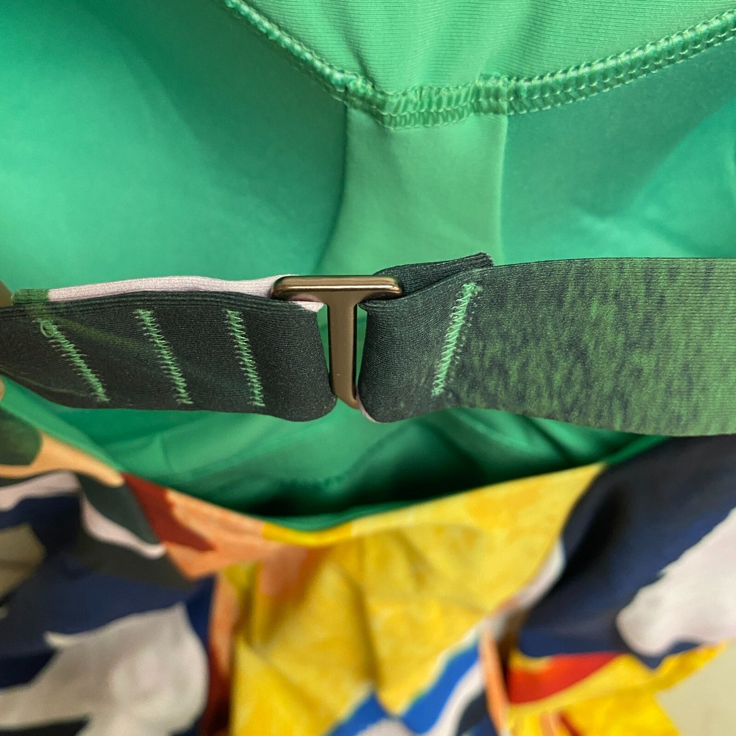 CALIA Womens Power Sculpt Tankini Swim Top Painterly Floral WSA22303PRT