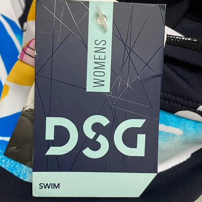 DSG Women's V High Waist Swim Bottoms Deco Floral Trendy Trop DSW2804PRT