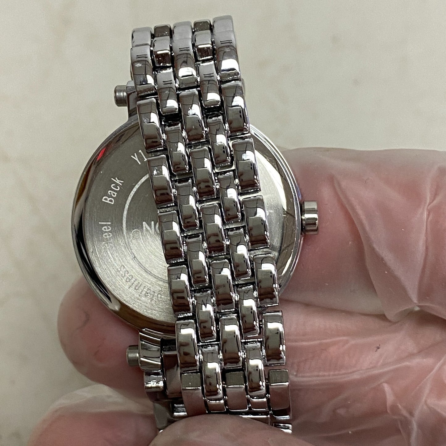 Armitron Women's Genuine Crystal Accented Two-Tone Bracelet Watch 75/5704SV