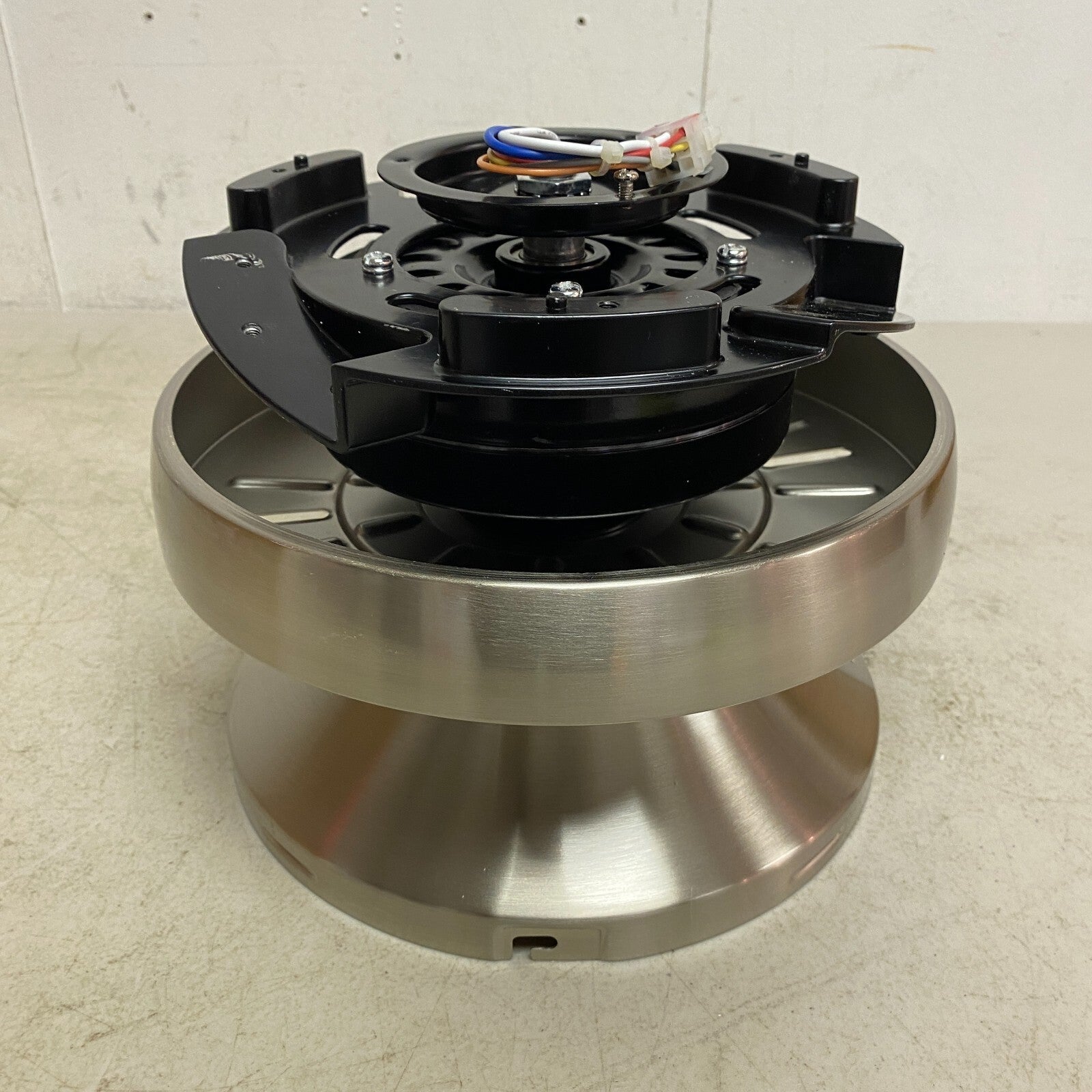 Harbor Breeze Mazon Brushed Nickel Finish Ceiling Fan 44 inch Model # 0807421