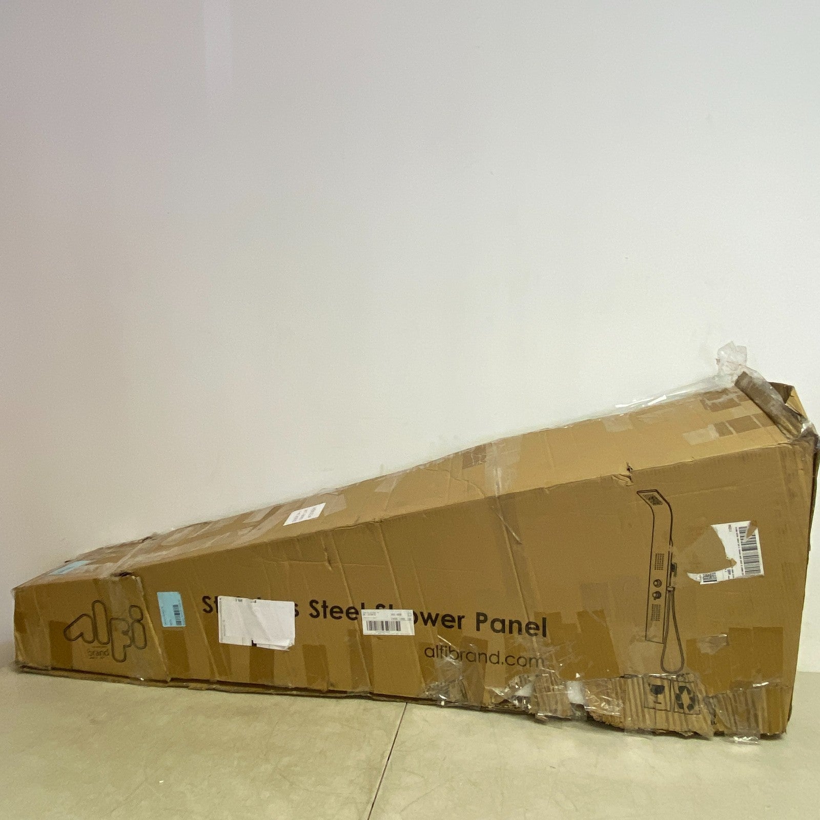 ALFI brand ABSP20 Alfi Trade Pressure Balanced Shower Panel - Stainless Steel