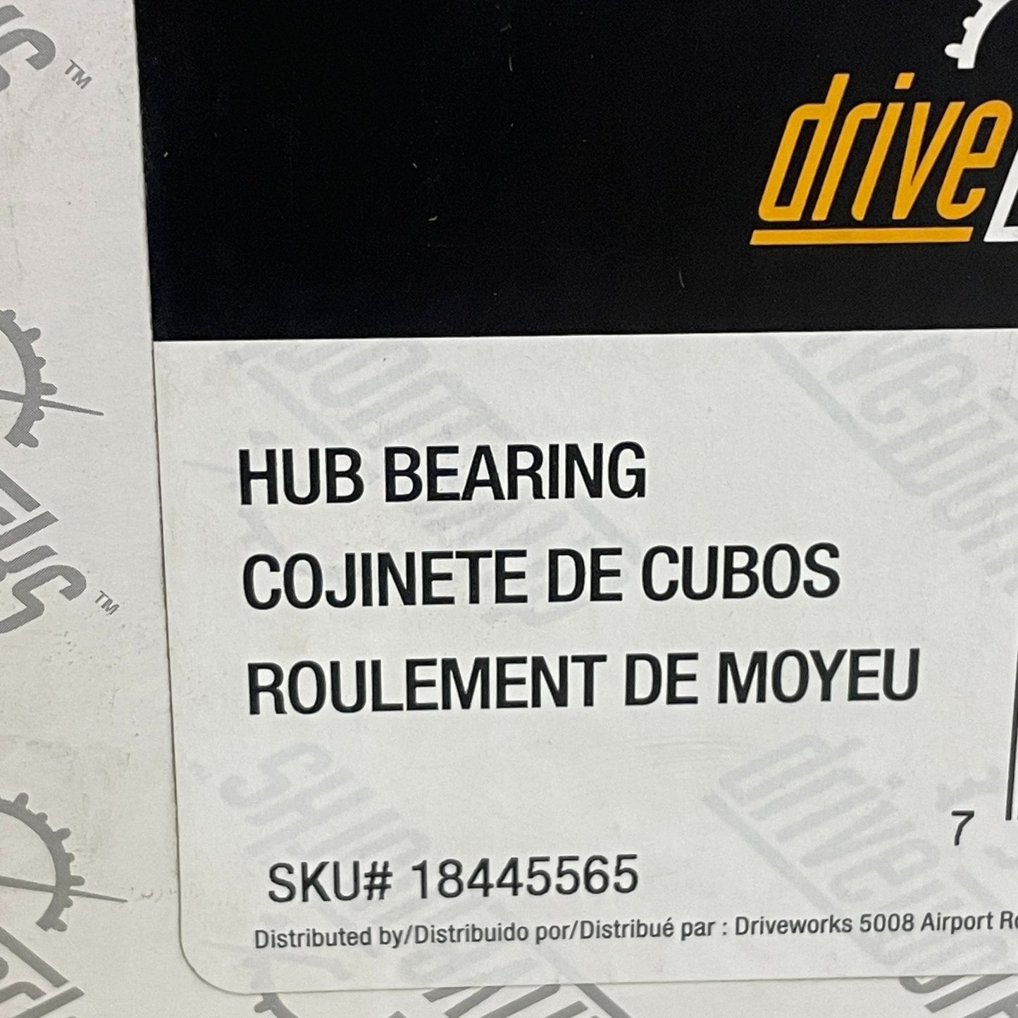 DriveWorks Rear Wheel Hub & Bearing Assembly Steel NT512237