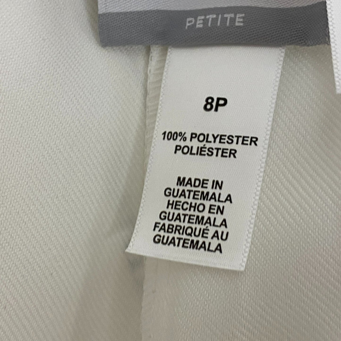 ALFERD DUNNER CLASSIC WHITE SIZE 8P 01708 CX