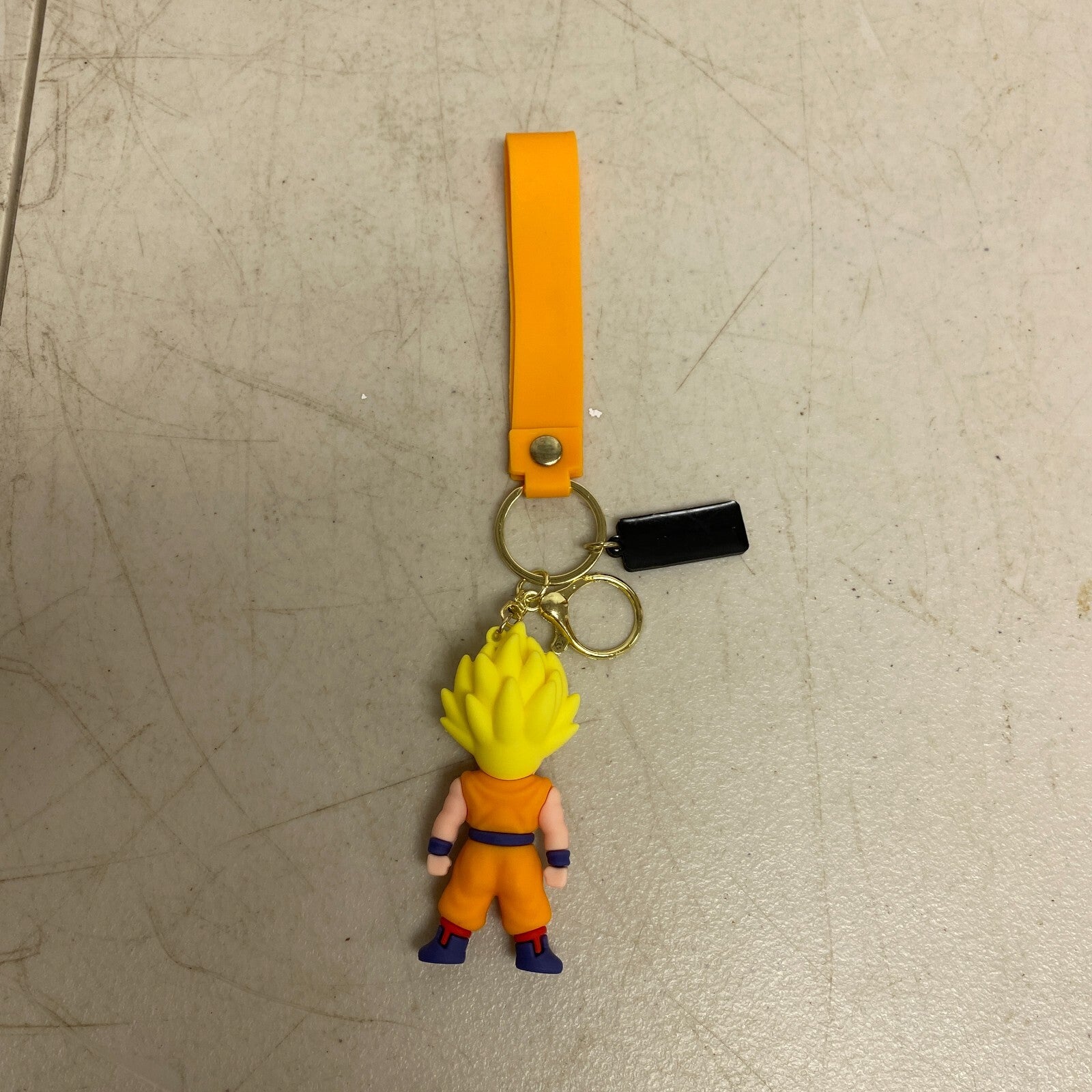 New Assorted Silicone 3D Dragon Ball Z Keychain With Super Saiyan Goku Accessory