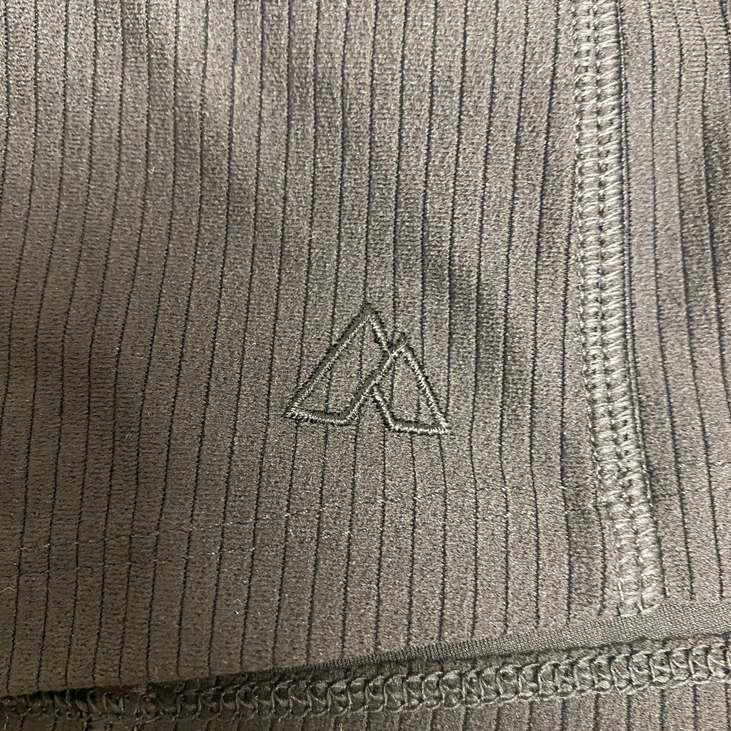 Alpine Design Women's Relaxed Fit High Rise Ribbed Skort Pure Black ADW13809