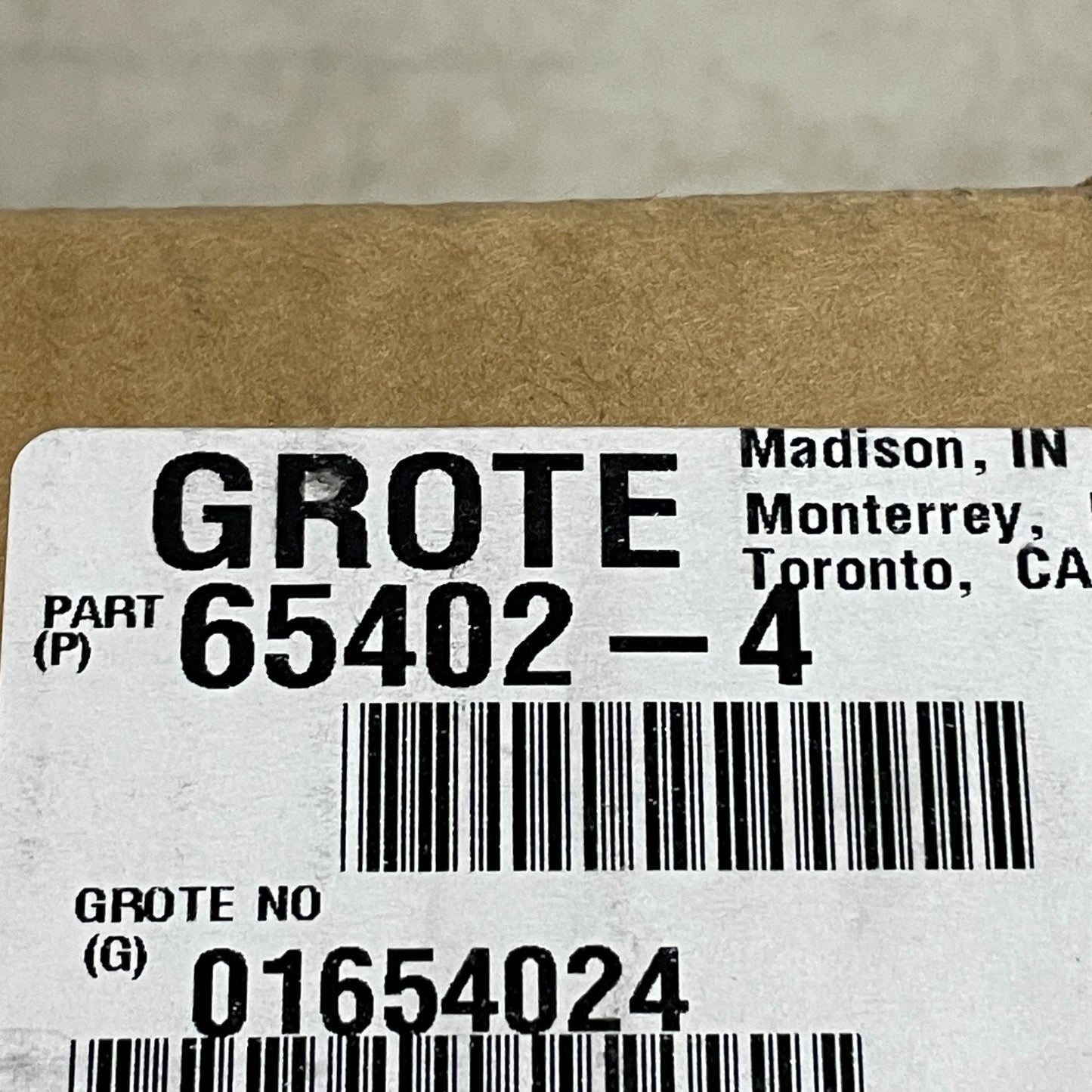 Grote Heavy‑Duty Magnetic Towing Lamp Kit Red 4‑Pole 65402‑4