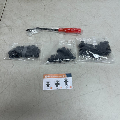 GOOACC 100PCS Push Type Retainer Clip Set for Toyota Lexus 6.5mm 9mm w Remover