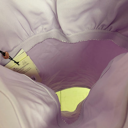 Calia Women's Swim Bikini Top Racerback Bandeau Tankini Lilac Flash WSA23304