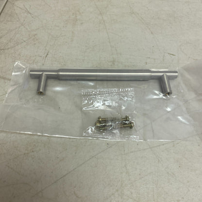 Signature Hardware 6" Colmar Solid Brass Cabinet Pull Brushed Nickel