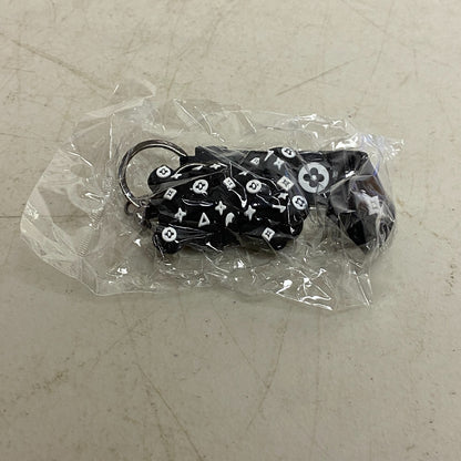 Assorted Louis Viton Silicone With 3D Black Bear Keychain/Bag Charm/Car Ornament