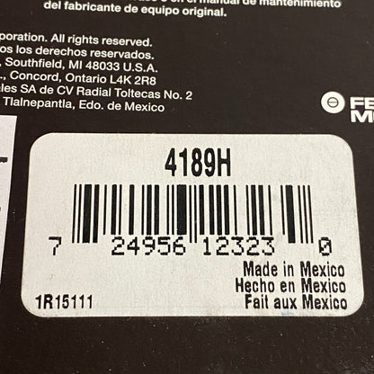 Federal Mogul National Transmission Torque Converter Seal Fluoro Elastomer 4189H