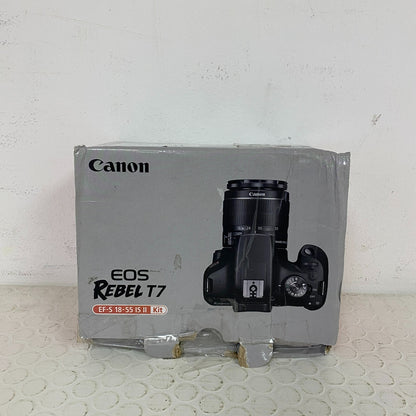 Canon EOS Rebel T7 DSLR w/ 18–55mm Lens Kit Black
