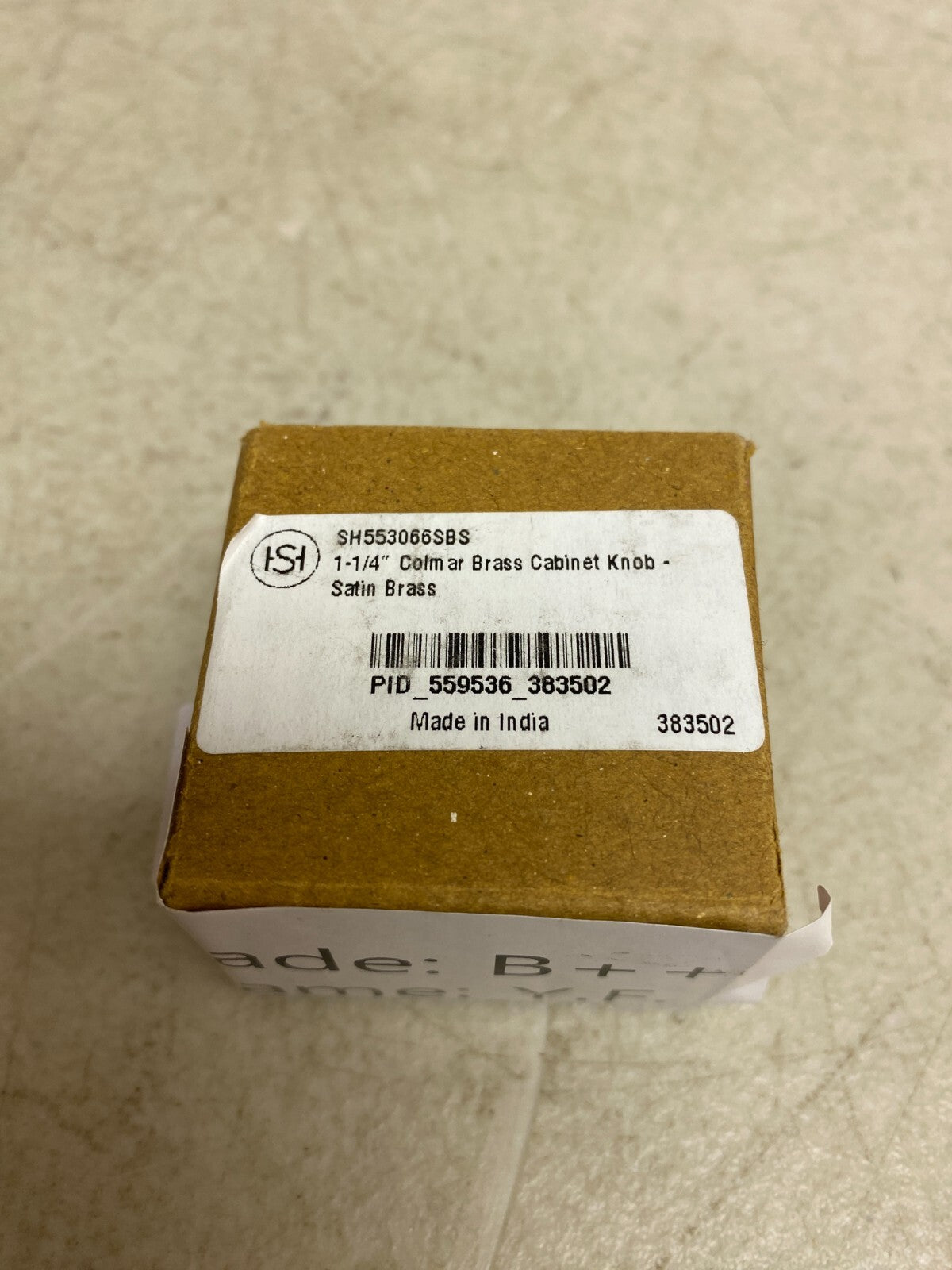 Signature Hardware 1-1/4" Colmar Brass Cabinet Knob - Satin Brass