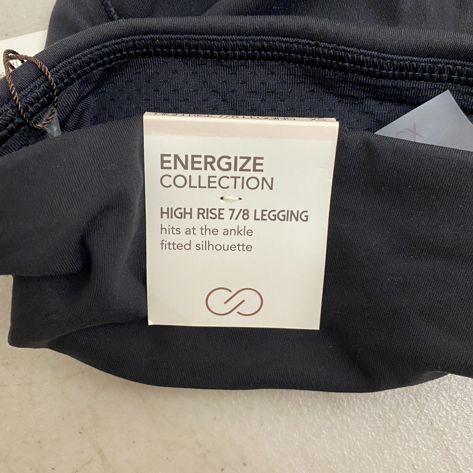 CALIA Women's Energize Mesh 7/8 High Rise Legging Pure Black Ankle WAX12376