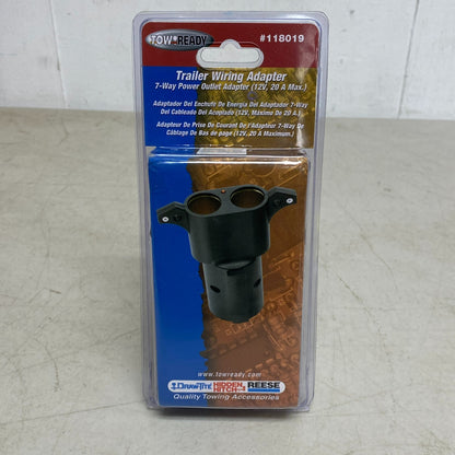 Draw-Tite Tow Ready 7-Way to Dual 12V Cigarette Lighter Adapter 118019